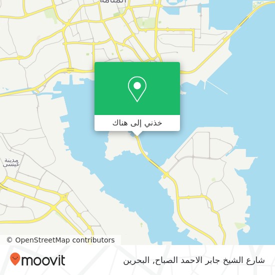 خريطة شارع الشيخ جابر الاحمد الصباح