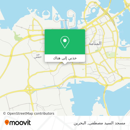 خريطة مسجد السيد مصطفى