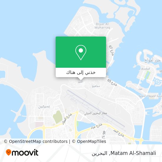 خريطة Matam Al-Shamali