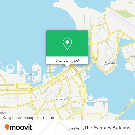خريطة The Avenues Parkings