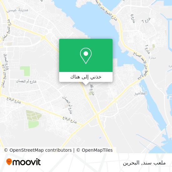 خريطة ملعب سند