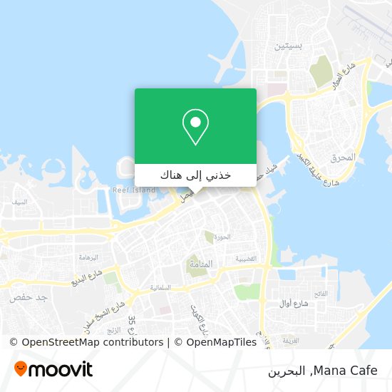 خريطة Mana Cafe