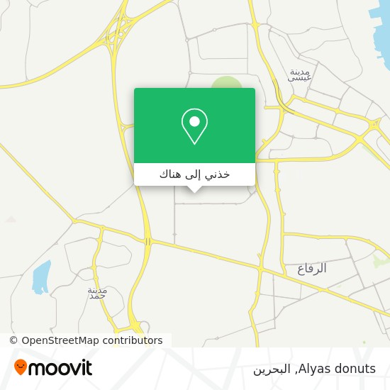 خريطة Alyas donuts