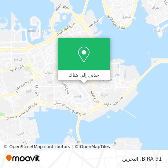 خريطة BIRA 91