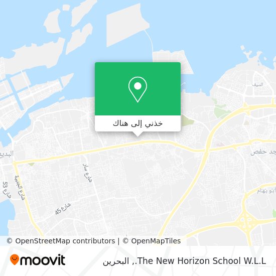 خريطة The New Horizon School W.L.L.