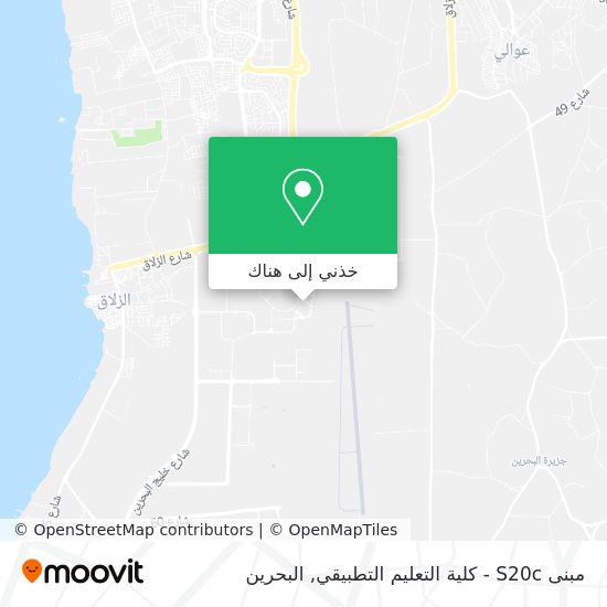 خريطة مبنى S20c - كلية التعليم التطبيقي