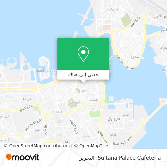 خريطة Sultana Palace Cafeteria