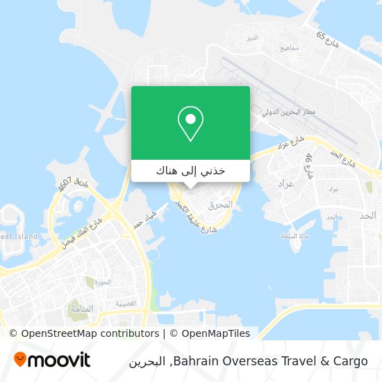 خريطة Bahrain Overseas Travel & Cargo