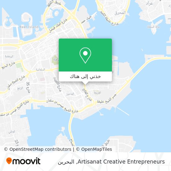خريطة Artisanat Creative Entrepreneurs