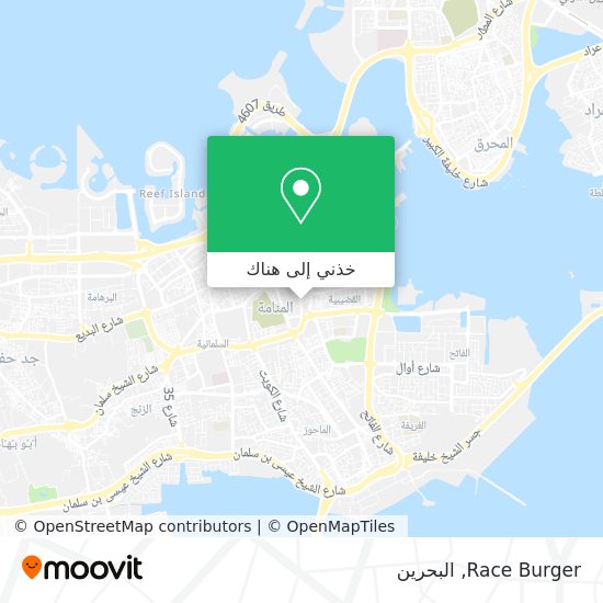 خريطة Race Burger