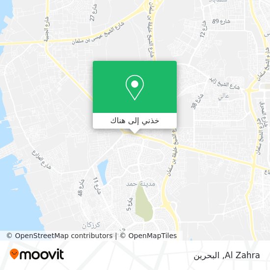 خريطة Al Zahra