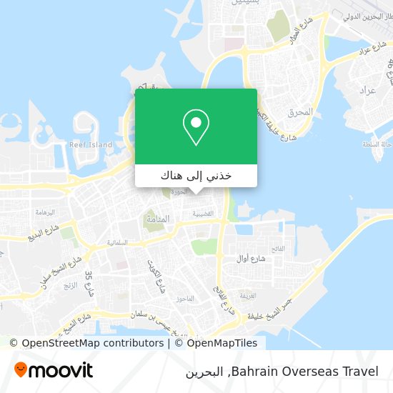 خريطة Bahrain Overseas Travel