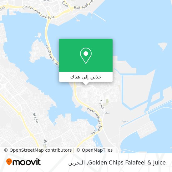 خريطة Golden Chips Falafeel & Juice