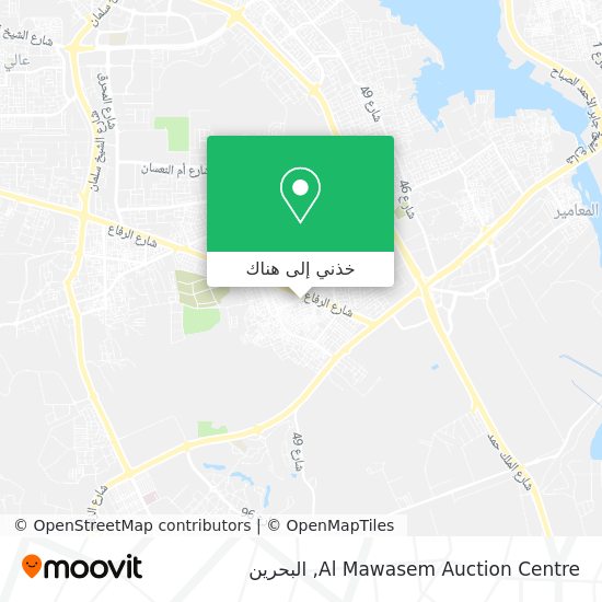 خريطة Al Mawasem Auction Centre