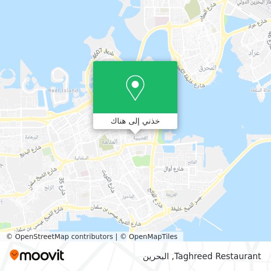 خريطة Taghreed Restaurant