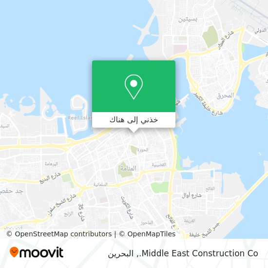 خريطة Middle East Construction Co.