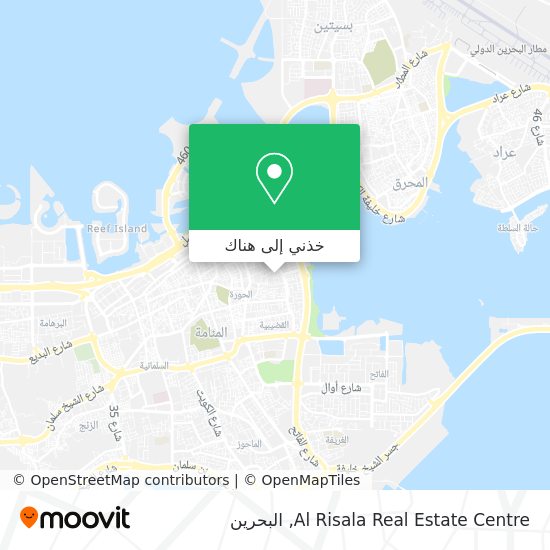 خريطة Al Risala Real Estate Centre