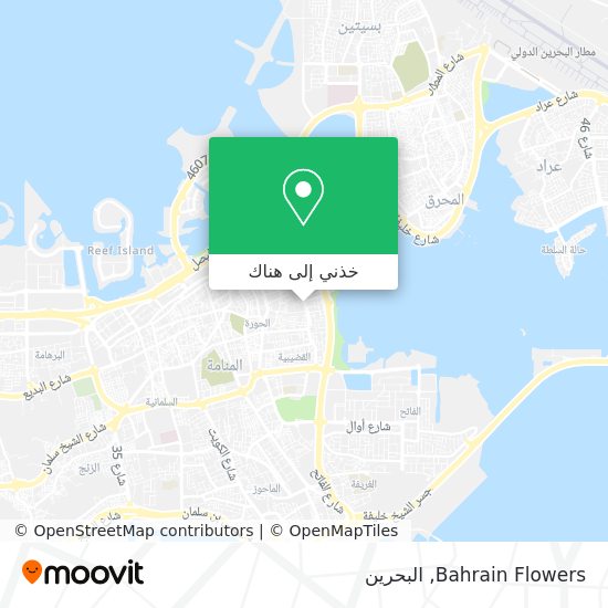 خريطة Bahrain Flowers
