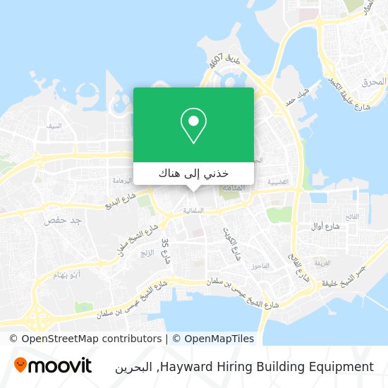 خريطة Hayward Hiring Building Equipment