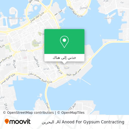 خريطة Al Anood For Gypsum Contracting