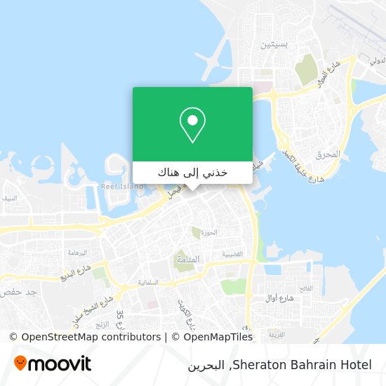 خريطة Sheraton Bahrain Hotel