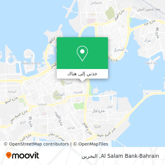 خريطة Al Salam Bank-Bahrain