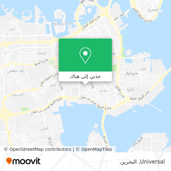 خريطة Universal