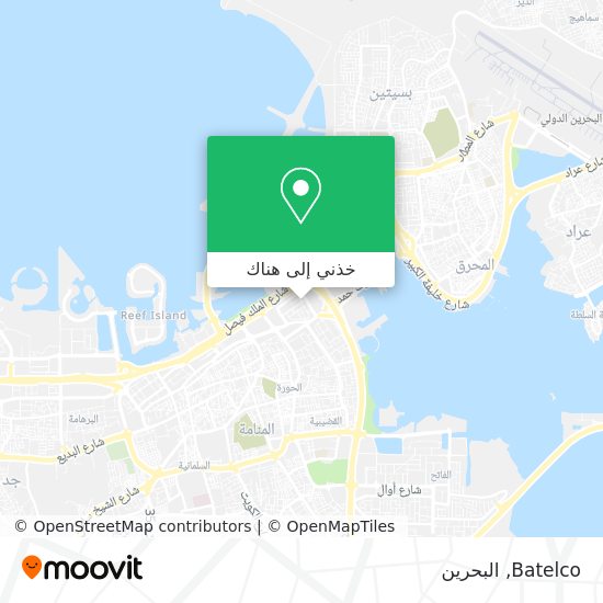 خريطة Batelco