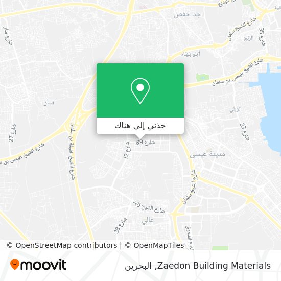 خريطة Zaedon Building Materials