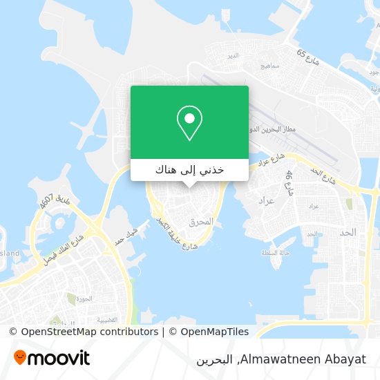 خريطة Almawatneen Abayat