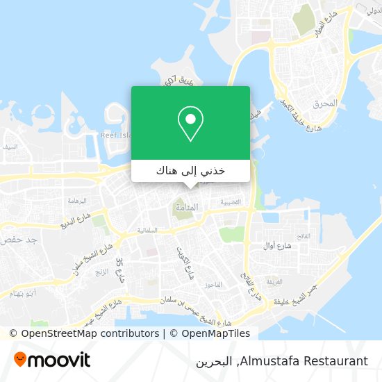خريطة Almustafa Restaurant