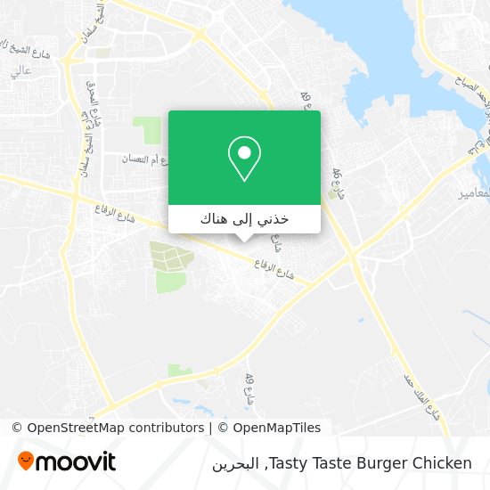 خريطة Tasty Taste Burger Chicken