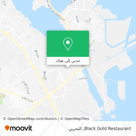 خريطة Black Gold Restaurant