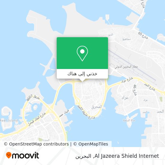 خريطة Al Jazeera Shield Internet