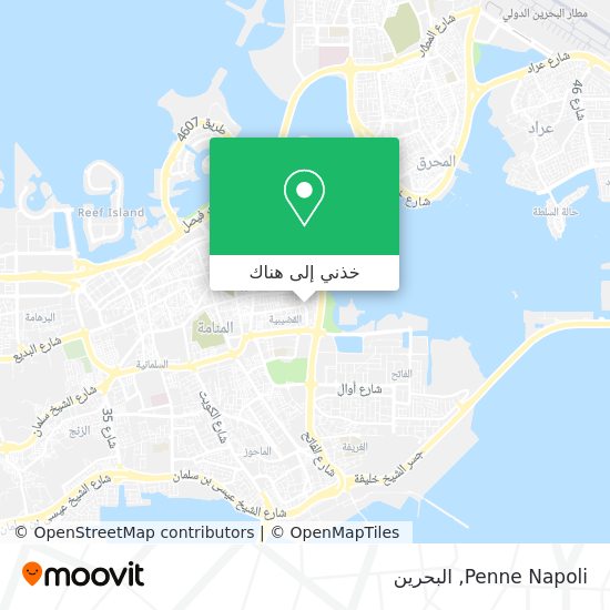 خريطة Penne Napoli