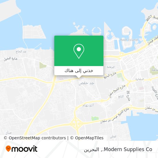 خريطة Modern Supplies Co.