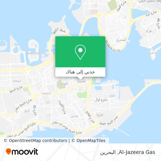 خريطة Al-Jazeera Gas