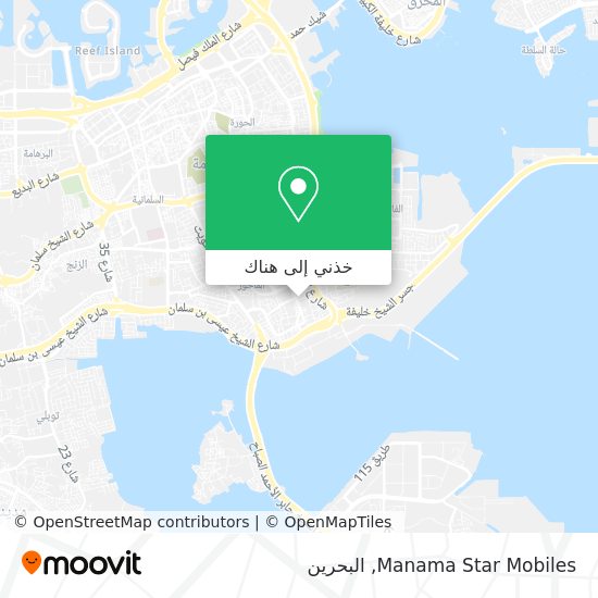 خريطة Manama Star Mobiles