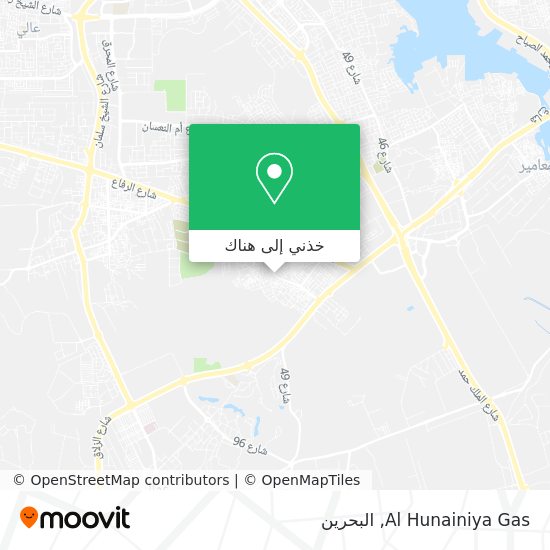 خريطة Al Hunainiya Gas
