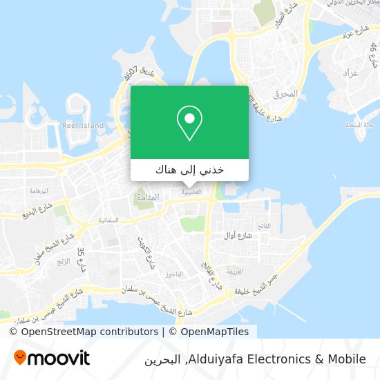 خريطة Alduiyafa Electronics & Mobile