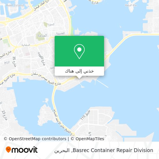 خريطة Basrec Container Repair Division