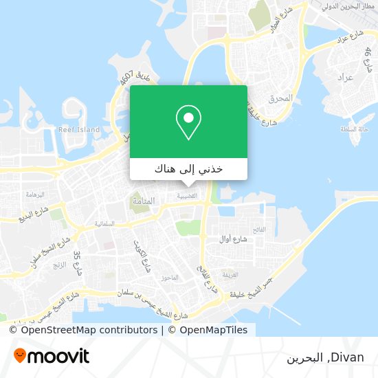 خريطة Divan