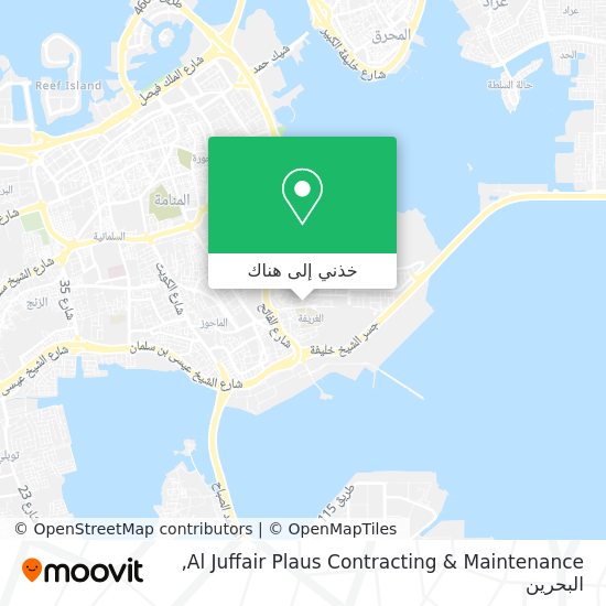 خريطة Al Juffair Plaus Contracting & Maintenance