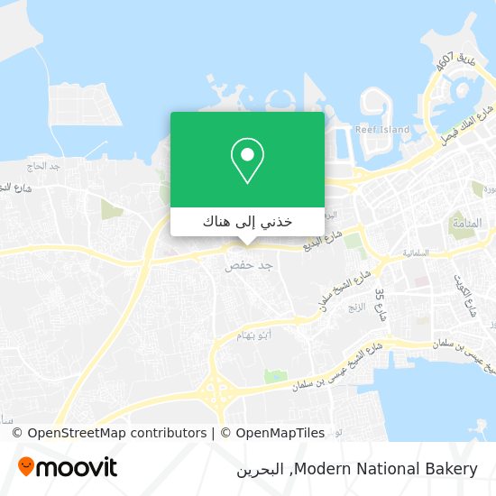 خريطة Modern National Bakery