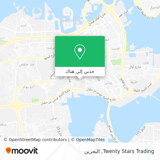 خريطة Twenty Stars Trading