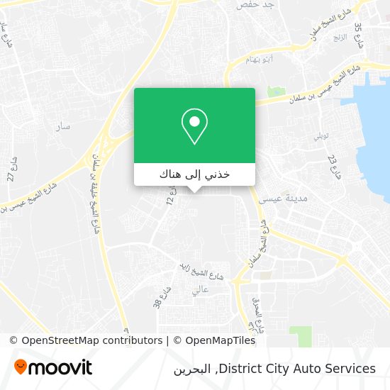 خريطة District City Auto Services