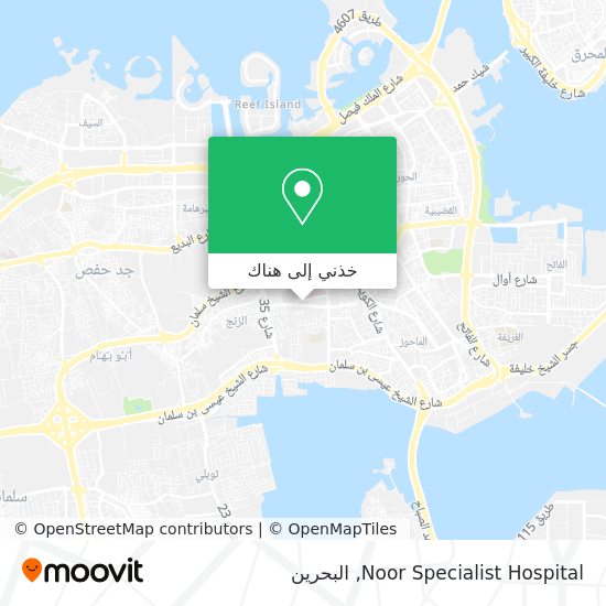 خريطة Noor Specialist Hospital