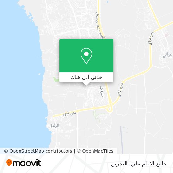 خريطة جامع الامام علي