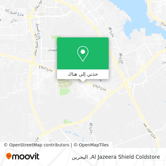 خريطة Al Jazeera Shield Coldstore