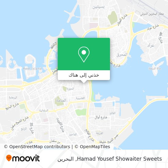 خريطة Hamad Yousef Showaiter Sweets
